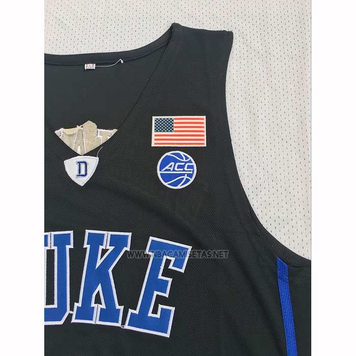 Camiseta NCAA Duke Blue Devils Zion Williamson Negro